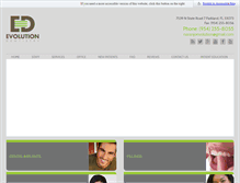 Tablet Screenshot of parklandevolutiondental.com